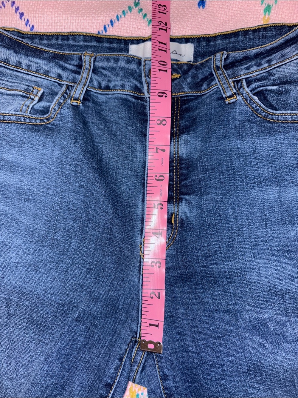 KanCan Distressed Dark Blue Flare Jeans Women’s 11/29 - Picture 8 of 11